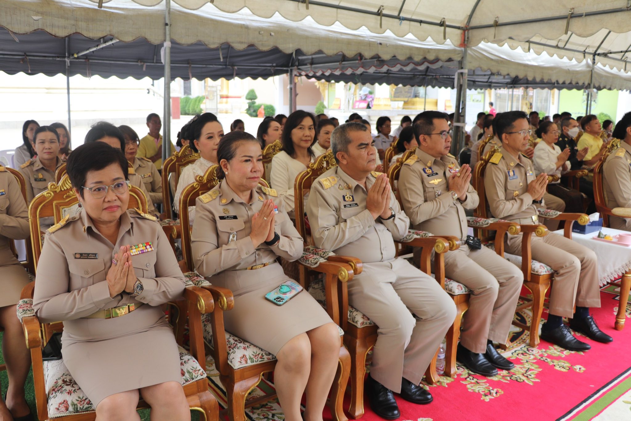 จังหวัดขอนแก่น : จัดพิธีบวงสรวงสิ่งศักดิ์สิทธิ์ในพิธีการศพที่ได้รับพระราชทาน