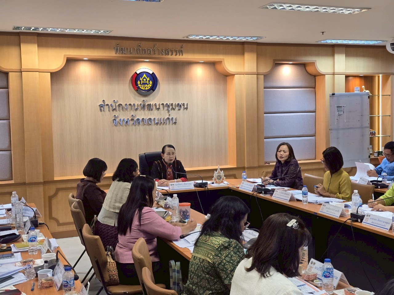 พช.ขอนแก่น : ประชุมผู้บริหารและนักวิชาการพัฒนาชุมชนจังหวัดขอนแก่น ครั้งที่ 5/2568