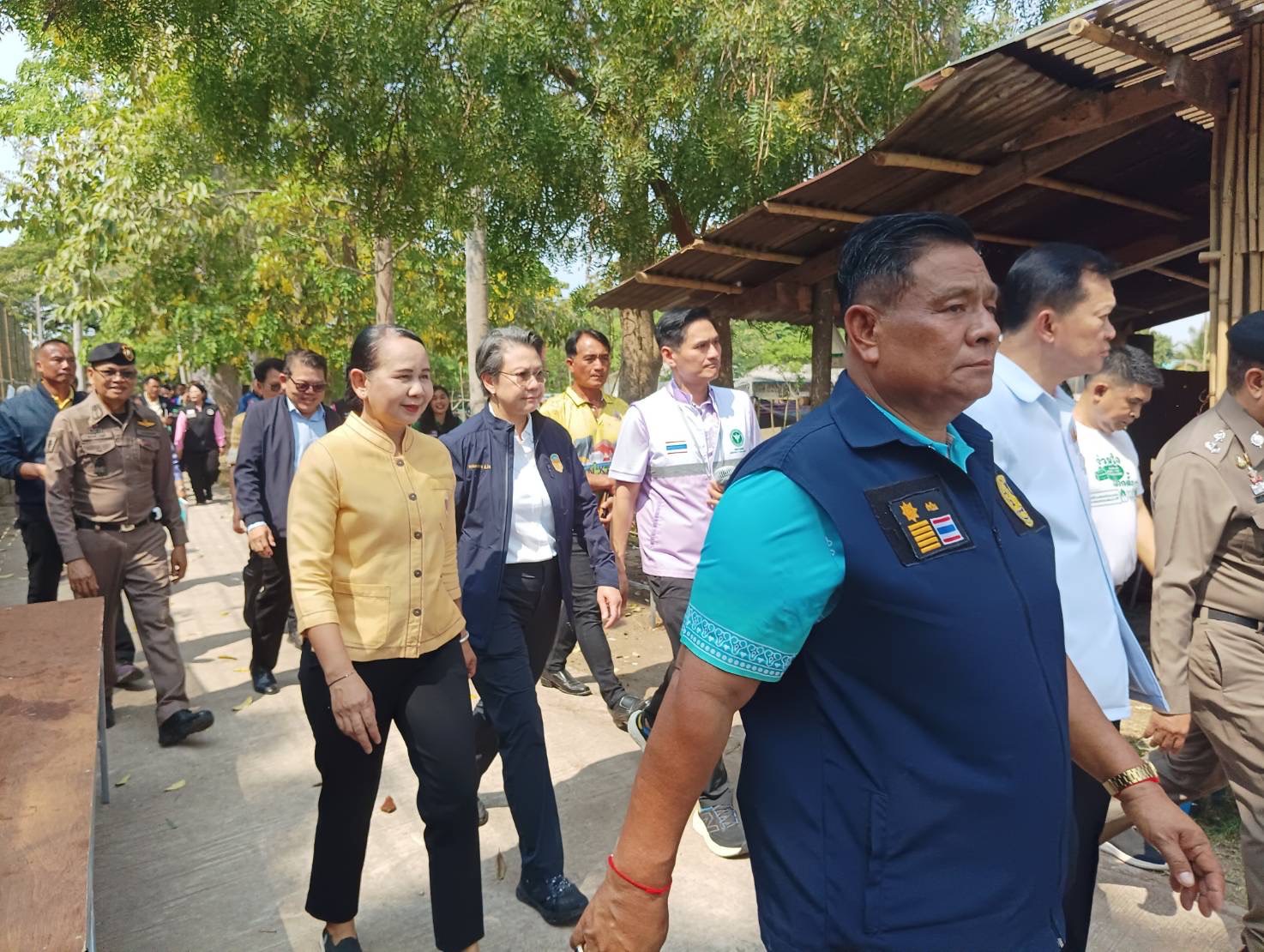 พช.ขอนแก่น ร่วมลงพื้นที่ตรวจเยี่ยม ศูนย์พักคอยผู้ผ่านการบำบัดยาเสพติด อำเภอเมืองขอนแก่น