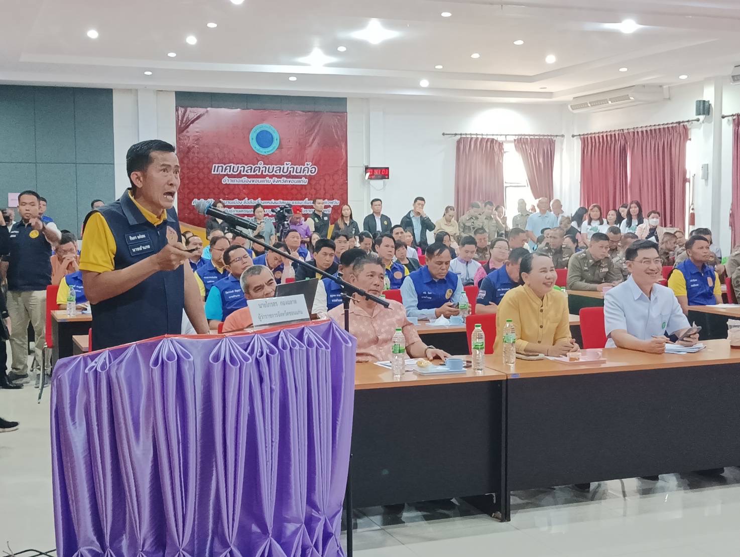 พช.ขอนแก่น ร่วมลงพื้นที่ตรวจเยี่ยม ศูนย์พักคอยผู้ผ่านการบำบัดยาเสพติด อำเภอเมืองขอนแก่น
