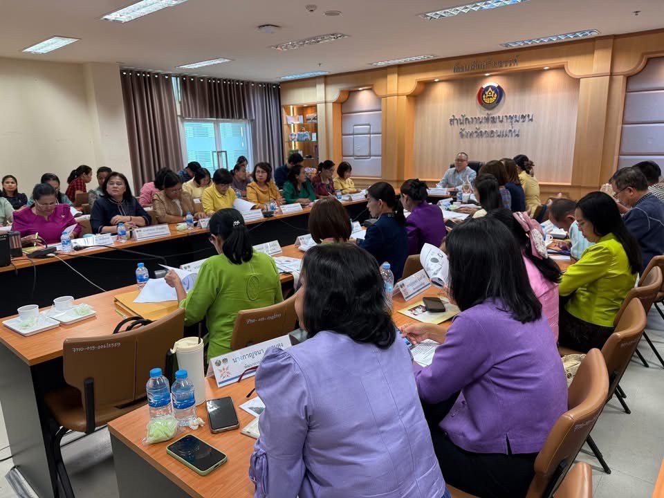 ผู้ตรวจราชการกรม พช. (นายพิสดาร ประดา) ตรวจติดตามงานในพื้นที่จังหวัดขอนแก่น