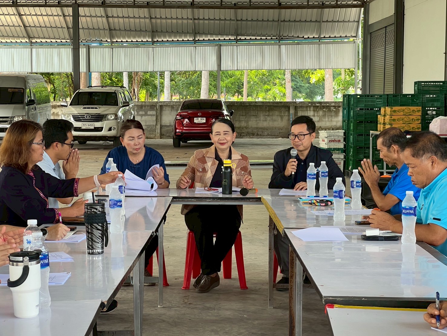 พช.ขอนแก่น : ร่วมออกตรวจสอบการขออนุญาตใช้ตราสัญลักษณ์สิ่งบ่งชี้ทางภูมิศาสตร์ (GI) ไทย “มะม่วงน้ำดอกไม้สีทองบ้านแฮดขอนแก่น”