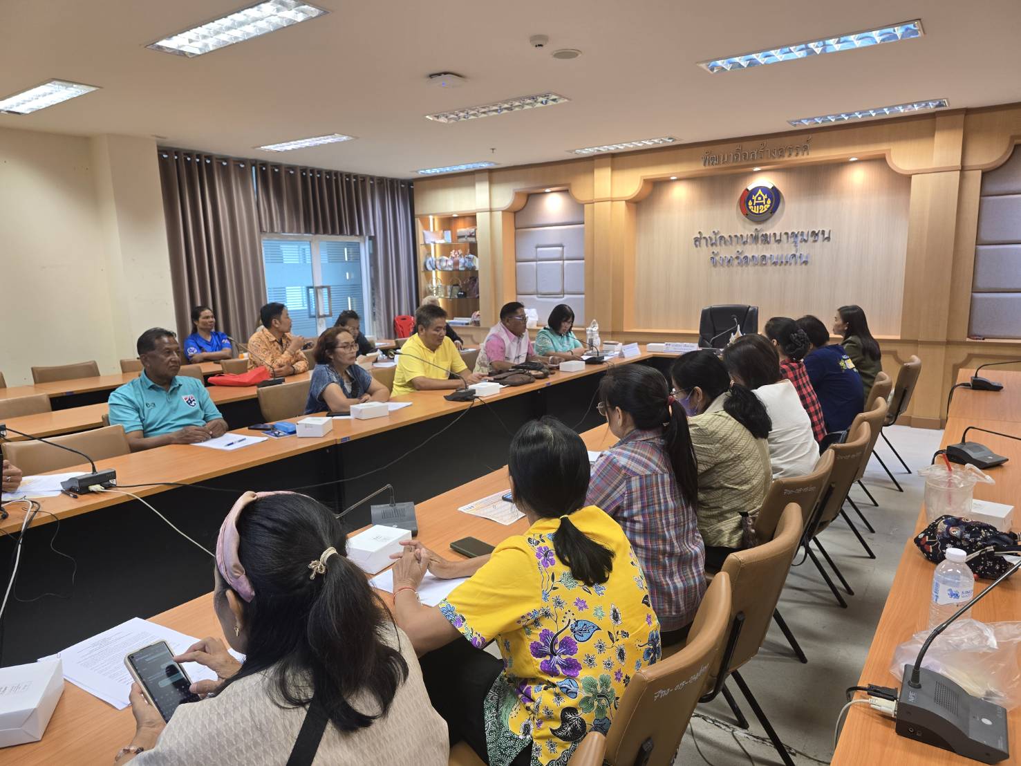 พช.ขอนแก่น : ประชุมคณะกรรมการเครือข่ายกลุ่มอาชีพ และผู้ผลิต ผู้ประกอบการหนึ่งตำบลหนึ่งผลิตภัณฑ์ จังหวัดขอนแก่น ครั้งที่ 1/2568