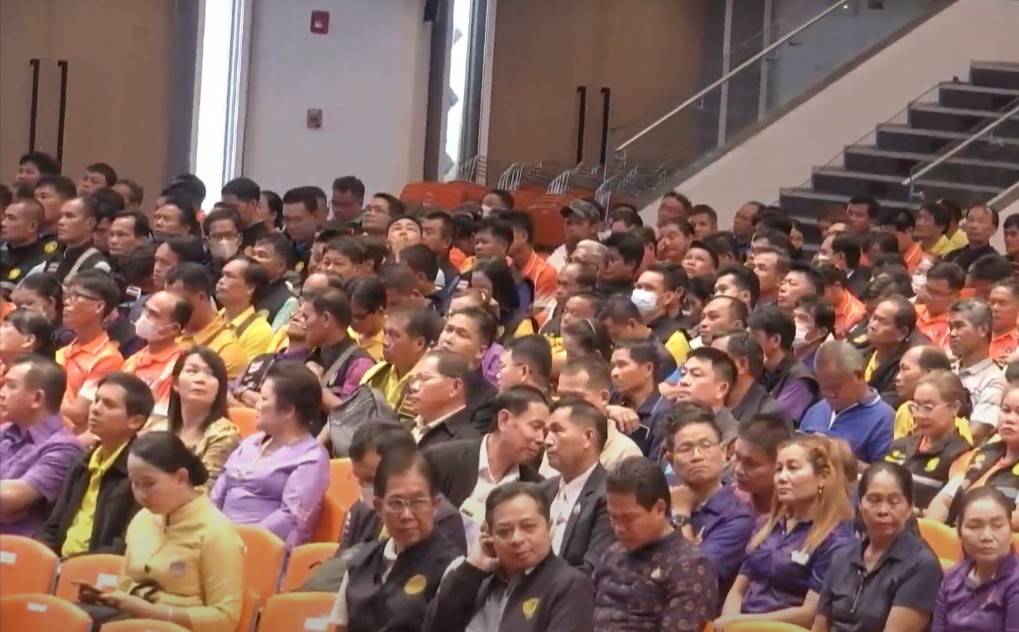 พช.ขอนแก่น : ร่วมต้อบรับ รมช.มหาดไทย ประชุมเพิ่มประสิทธิภาพการเฝ้าระวังและแจ้งเตือนสาธารณภัยในพื้นที่จังหวัดขอนแก่น