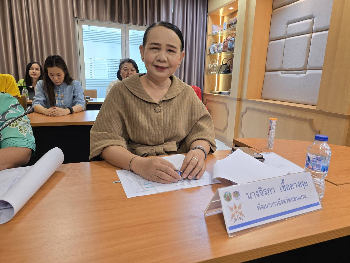 พช.ขอนแก่น : ประชุมคณะกรรมการรับรองมาตฐานการพัฒนาชุมชน (มชช.) จังหวัดขอนแก่น ประจำปี 2568