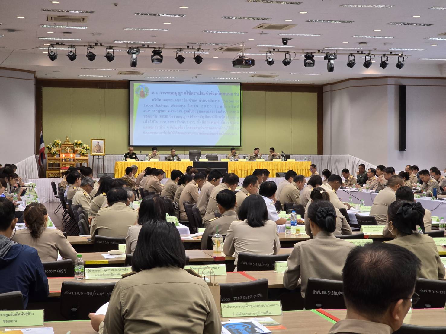 พช.ขอนแก่น : ร่วมประชุมกรมการจังหวัด หัวหน้าส่วนราชการ หัวหน้าหน่วยงานรัฐวิสาหกิจ จังหวัดขอนแก่น ครั้งที่ 6/2568