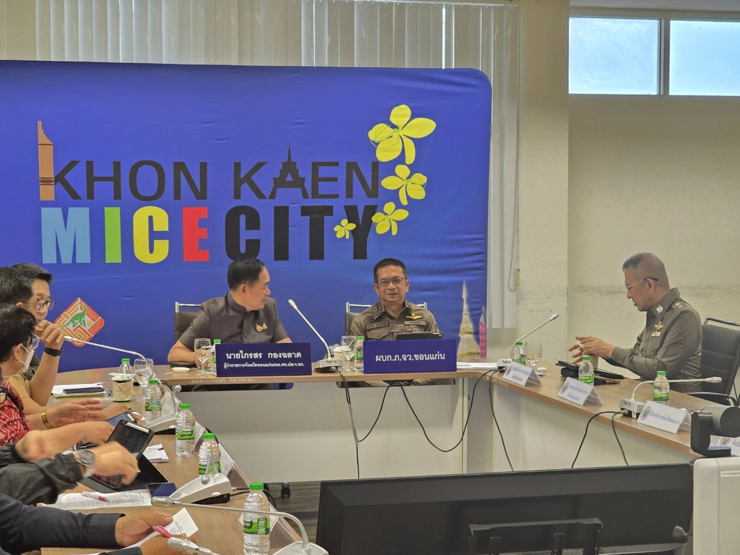 พช.ขอนแก่น : ร่วมประชุมศูนย์ปฏิบัติการติดตามเร่งรัดการบำบัดรักษา ฟื้นฟูสภาพทางสังคม ป้องกันและปราบปรามยาเสพติด (ศปก.ครส.) ครั้งที่ 9/2568