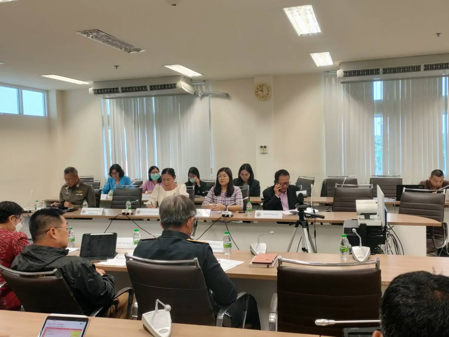 พช.ขอนแก่น : ร่วมประชุมศูนย์ปฏิบัติการติดตามเร่งรัดการบำบัดรักษา ฟื้นฟูสภาพทางสังคม ป้องกันและปราบปรามยาเสพติด (ศปก.ครส.) ครั้งที่ 9/2568