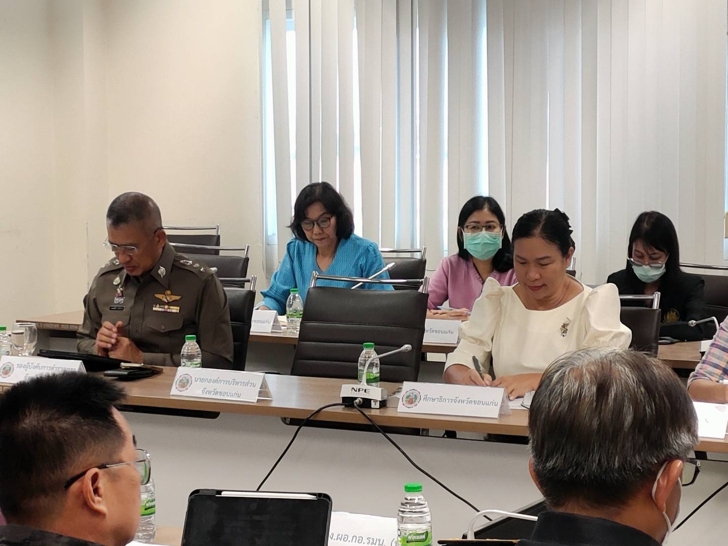 พช.ขอนแก่น : ร่วมประชุมศูนย์ปฏิบัติการติดตามเร่งรัดการบำบัดรักษา ฟื้นฟูสภาพทางสังคม ป้องกันและปราบปรามยาเสพติด (ศปก.ครส.) ครั้งที่ 9/2568