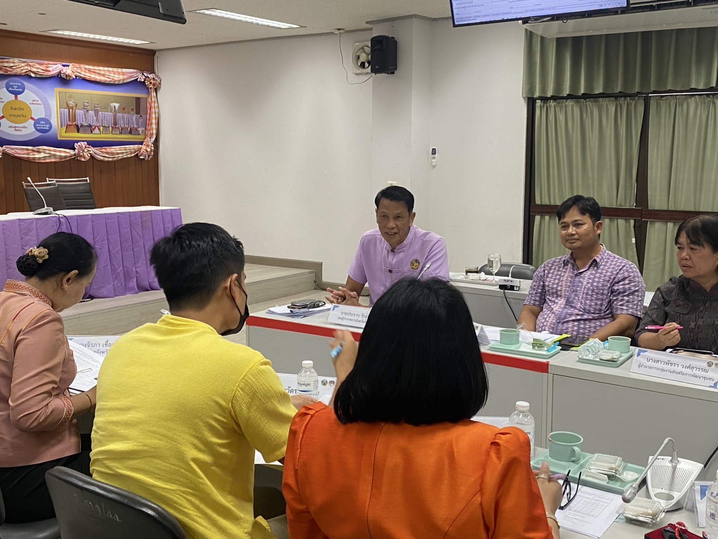 พช.ขอนแก่น : ประชุมคณะกรรมการคัดสรรกิจกรรมพัฒนาชุมชนดีเด่น ระดับจังหวัด ประจำปี 2568