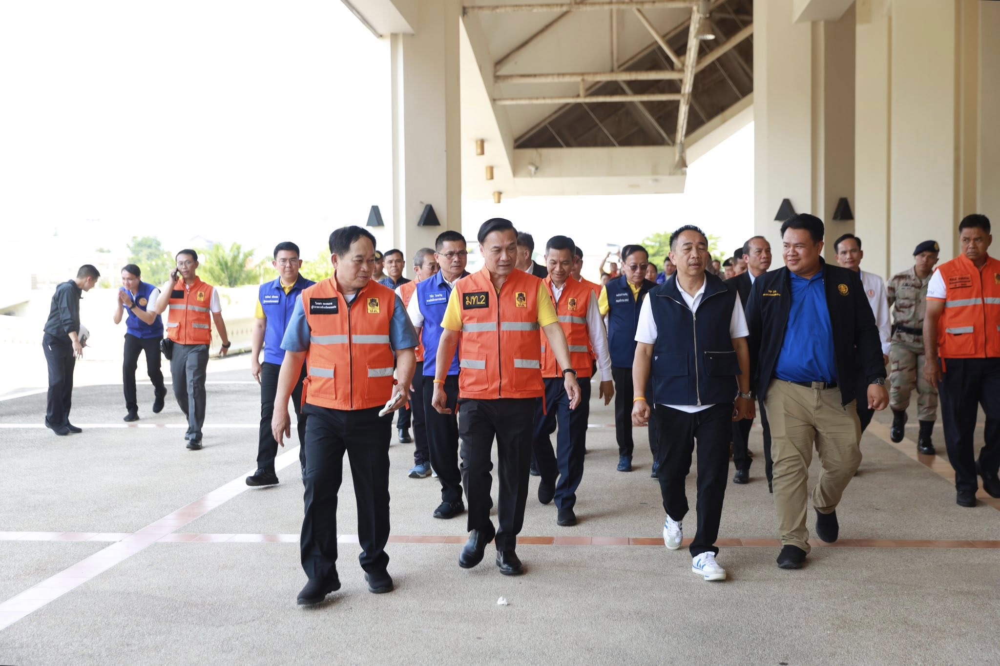 พช.ขอนแก่น : ร่วมต้อบรับ รมช.มหาดไทย ประชุมเพิ่มประสิทธิภาพการเฝ้าระวังและแจ้งเตือนสาธารณภัยในพื้นที่จังหวัดขอนแก่น