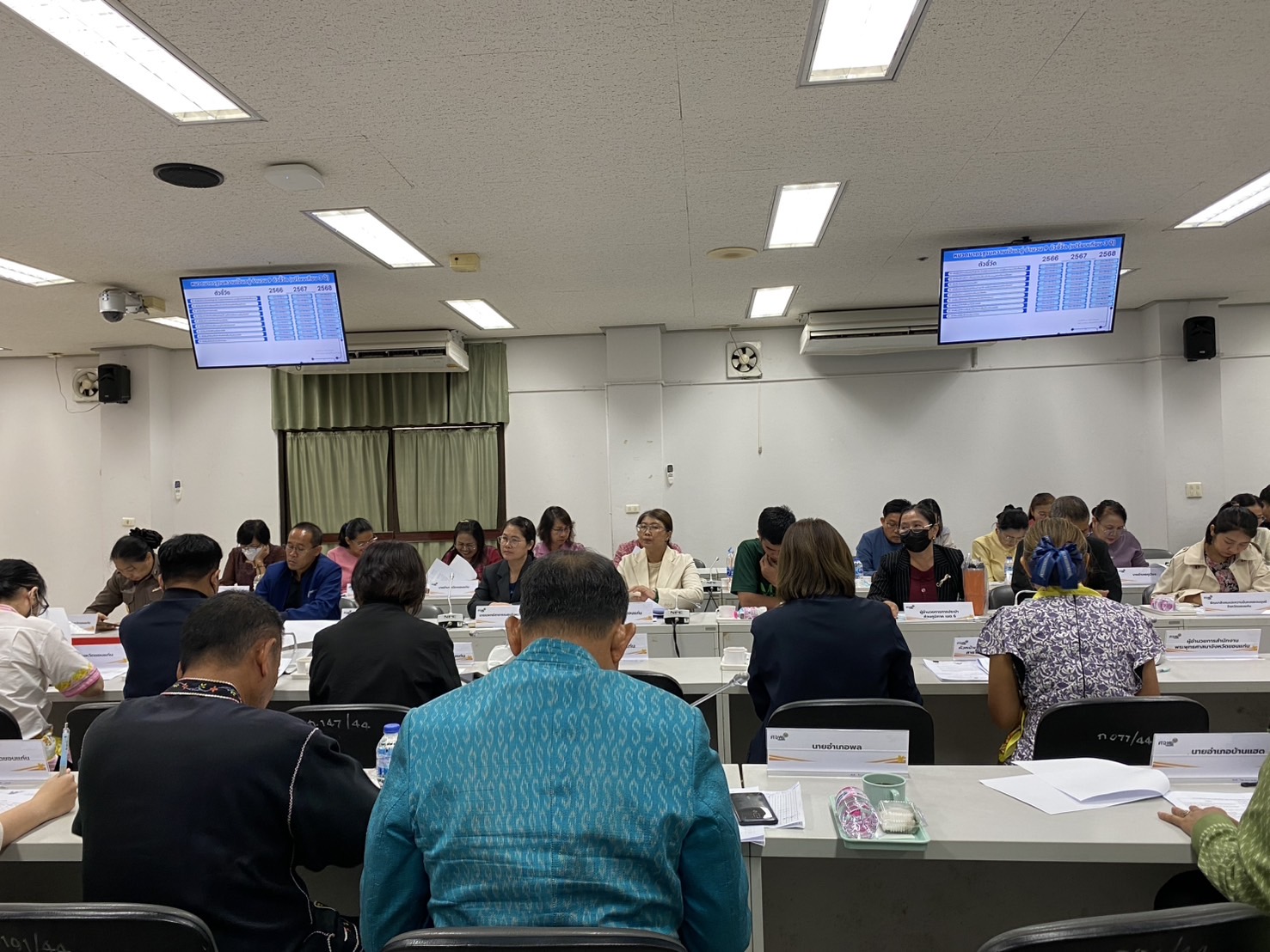 พช.ขอนแก่น : ประชุมนำเสนอผลการจัดเก็บและรับรองคุณภาพข้อมูลความจำเป็นพื้นฐาน (จปฐ.) ปี 2568 ครั้งที่ 2