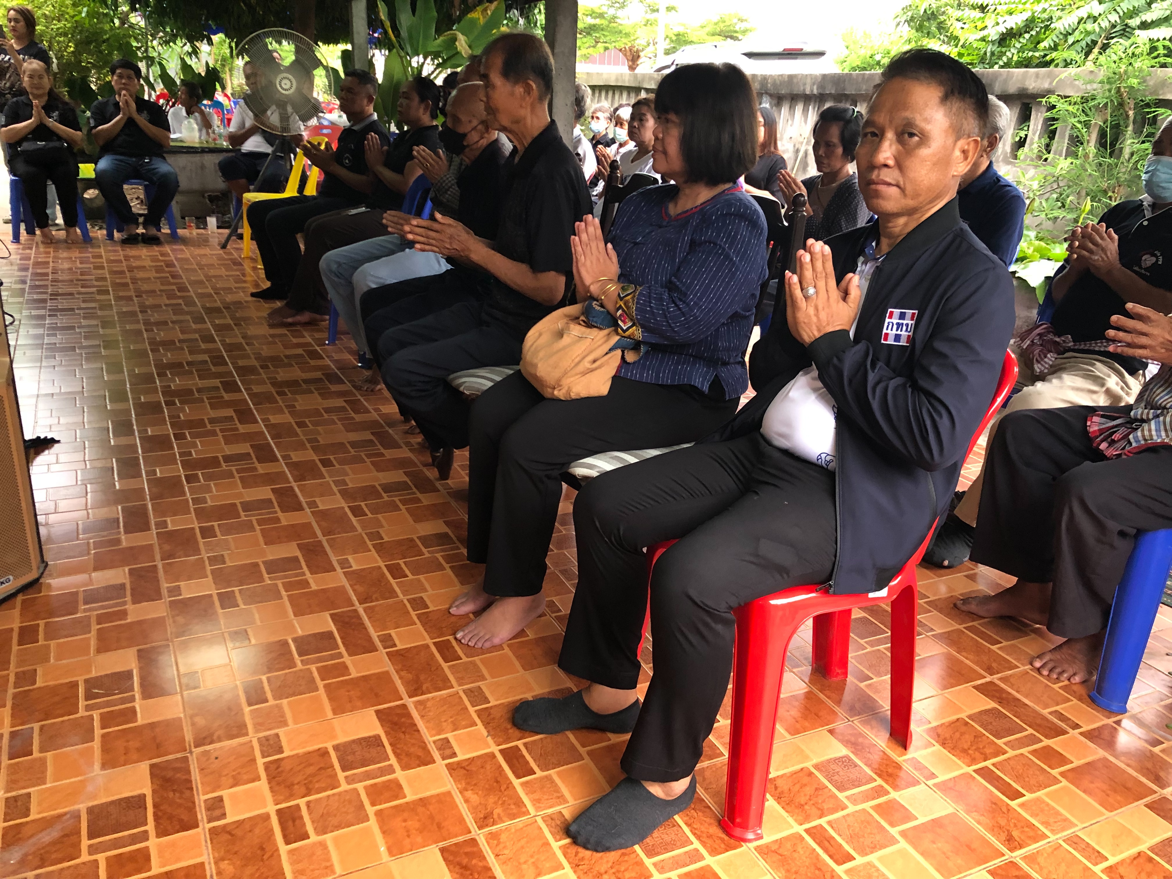 พช.ขอนแก่น : สำนักงานพัฒนาชุมชนจังหวัดขอนแก่นเป็นเจ้าภาพสวดอภิธรรมศพ นางนพรัตน์ ศรีมงคล ข้าราชการบำนาญ