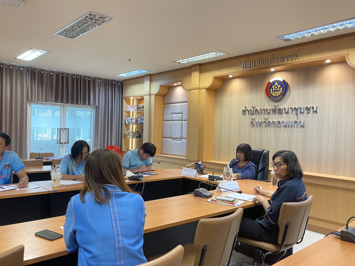 พช.ขอนแก่น : ประชุมประสานแผน สำนักงานพัฒนาชุมชนจังหวัดขอนแก่น ครั้งที่ 6/2568
