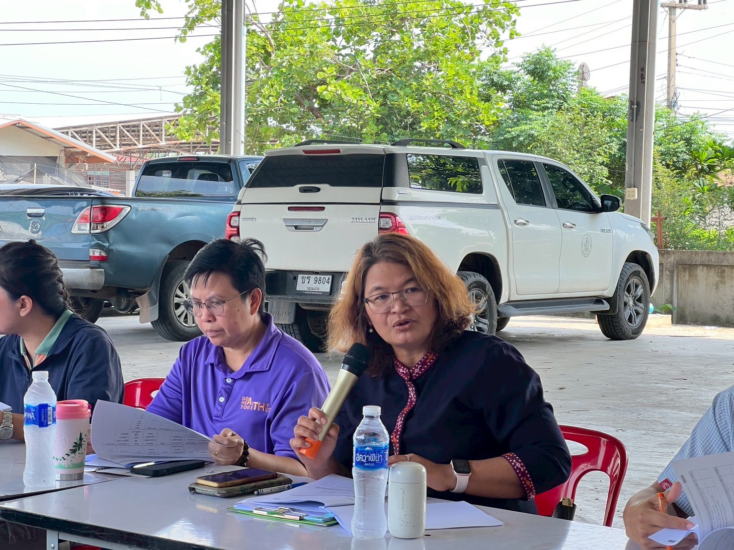 พช.ขอนแก่น : ร่วมออกตรวจสอบการขออนุญาตใช้ตราสัญลักษณ์สิ่งบ่งชี้ทางภูมิศาสตร์ (GI) ไทย “มะม่วงน้ำดอกไม้สีทองบ้านแฮดขอนแก่น”