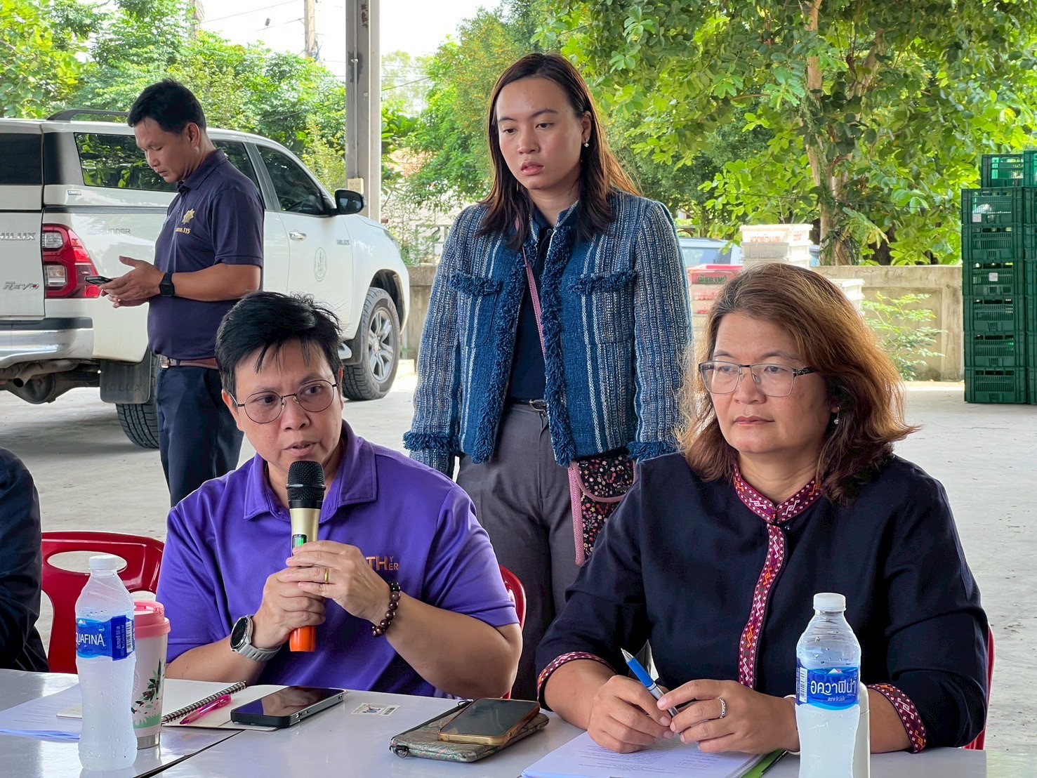พช.ขอนแก่น : ร่วมออกตรวจสอบการขออนุญาตใช้ตราสัญลักษณ์สิ่งบ่งชี้ทางภูมิศาสตร์ (GI) ไทย “มะม่วงน้ำดอกไม้สีทองบ้านแฮดขอนแก่น”