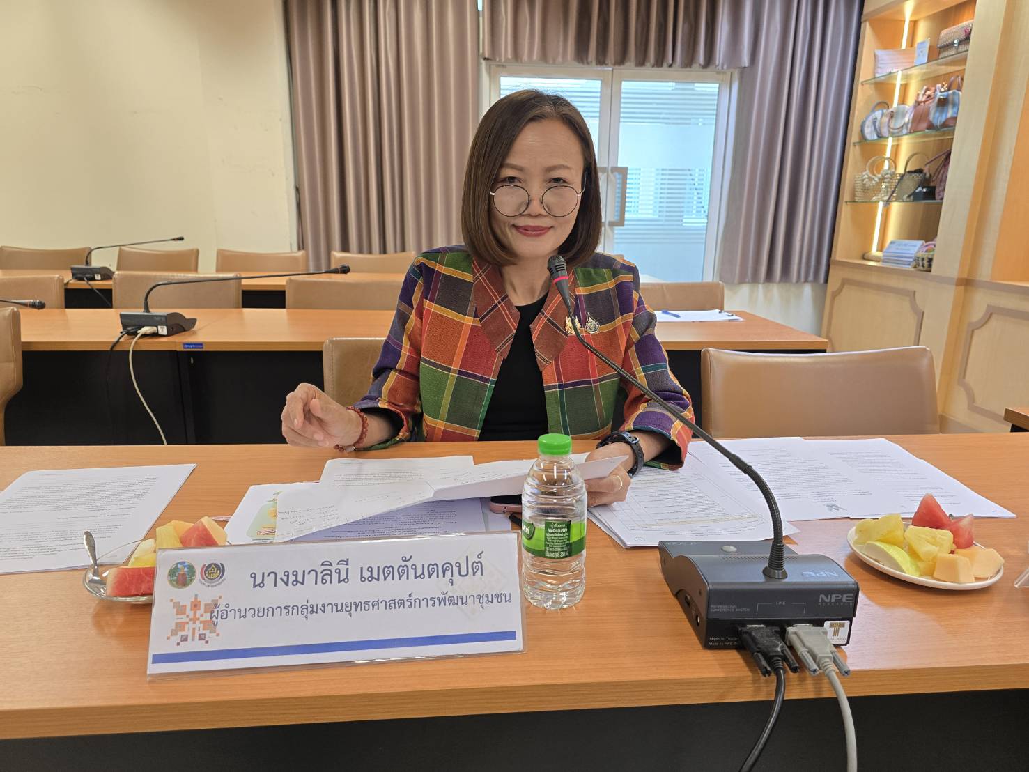 พช.ขอนแก่น : เข้าร่วมประชุมคณะกรรมการคัดสรรยกระดับแปลงโคก หนอง นา เป้าหมายโครงการ “เติมแฮง แบ่งปัน สานฝัน โคก หนอง นา” ดีเด่น ระดับจังหวัด