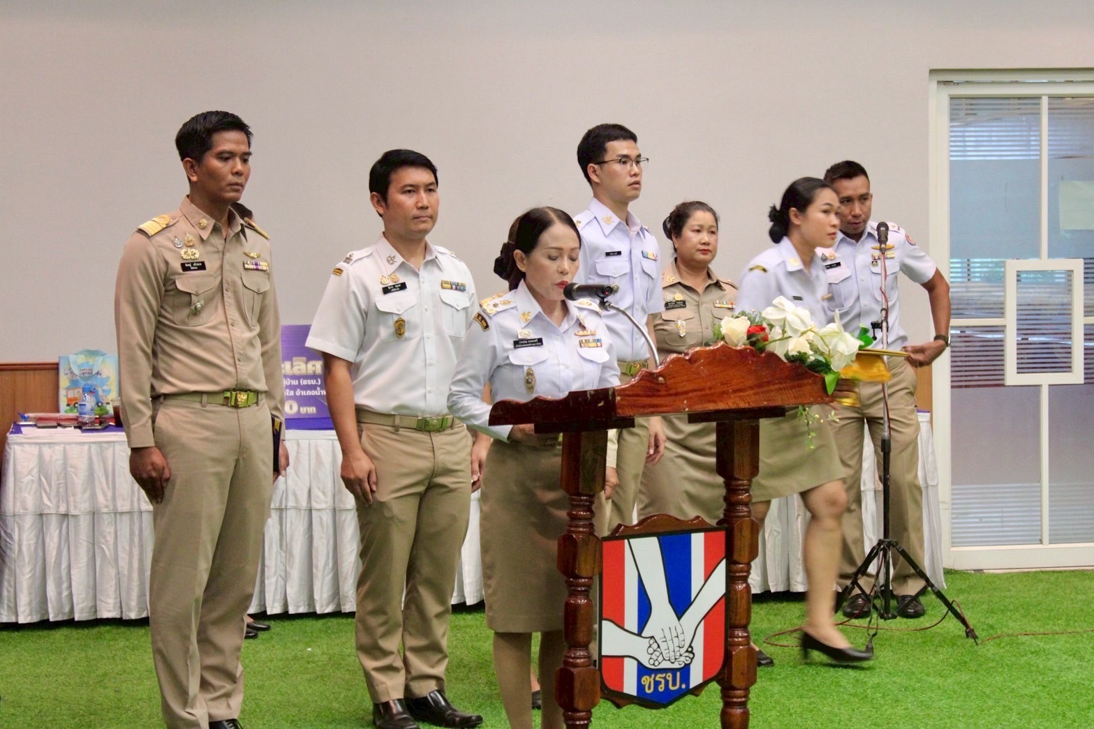 พช.ขอนแก่น : ร่วมพิธีวันชุดรักษาความปลอดภัยหมู่บ้าน (ชรบ.) ประจำปี พ.ศ.2568