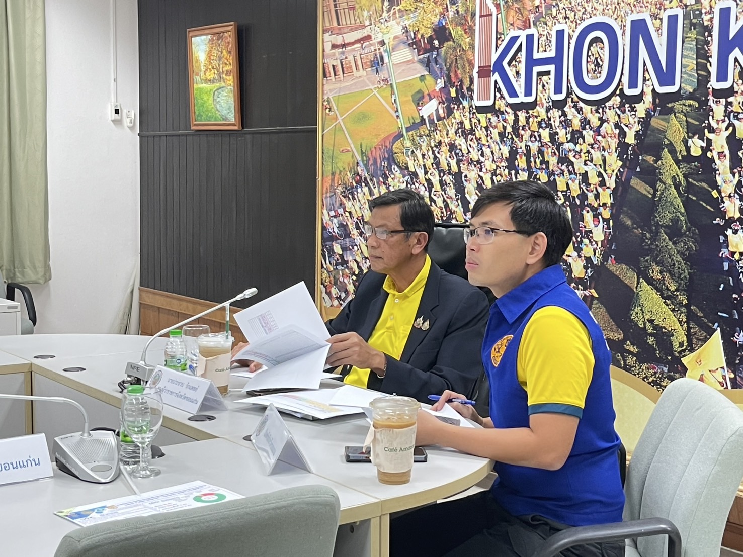 พช.ขอนแก่น : ร่วมประชุมติดตามการดำเนินงานพัฒนาและฟื้นฟูหมู่บ้าน/ชุนชนกองทุนแม่ของแผ่นดิน ในระยะ 2 เดือน (มิถุนายน – กรกฎาคม 2568)