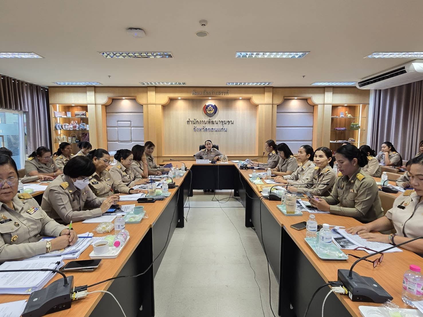 พช.ขอนแก่น : ประชุมเชิงปฏิบัติการจัดทำแผนพัฒนาชุมชนเชิงพื้นที่แบบบูรณาการ สำนักงานพัฒนาชุมชน จังหวัดขอนแก่น ประจำปีงบประมาณ พ.ศ. 2568