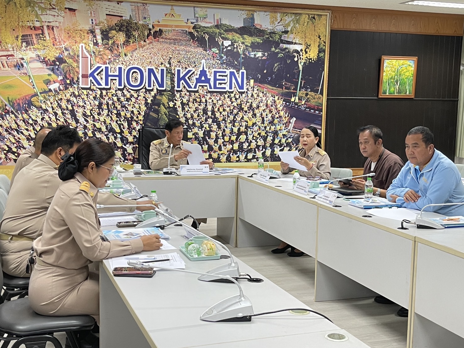 พช.ขอนแก่น : ดำเนินการคัดเลือกหมู่บ้านของแผ่นดินดีเด่นระดับจังหวัด ประจำปี พ.ศ. 2568 โดยการนำเสนอผ่านระบบการประชุมทางไกล Cisco WebEx
