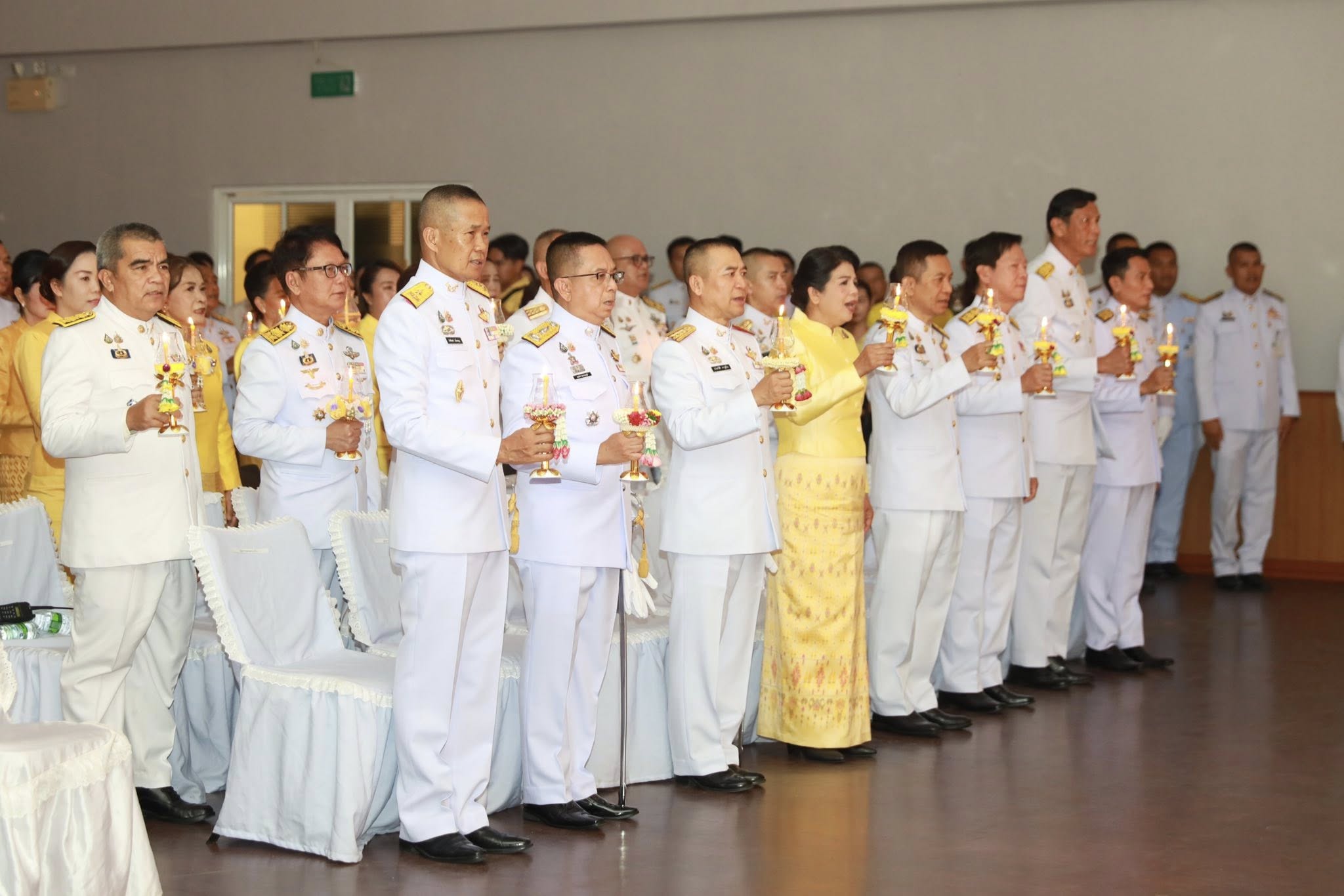 จังหวัดขอนแก่น จัดพิธีพิธีถวายเครื่องราชสักการะวางพานพุ่ม และพิธีจุดเทียนถวายพระพรชัยมงคล เนื่องในโอกาสวันเฉลิมพระชนมพรรษาพระบาทสมเด็จพระเจ้าอยู่หัว 28 กรกฎาคม 2568