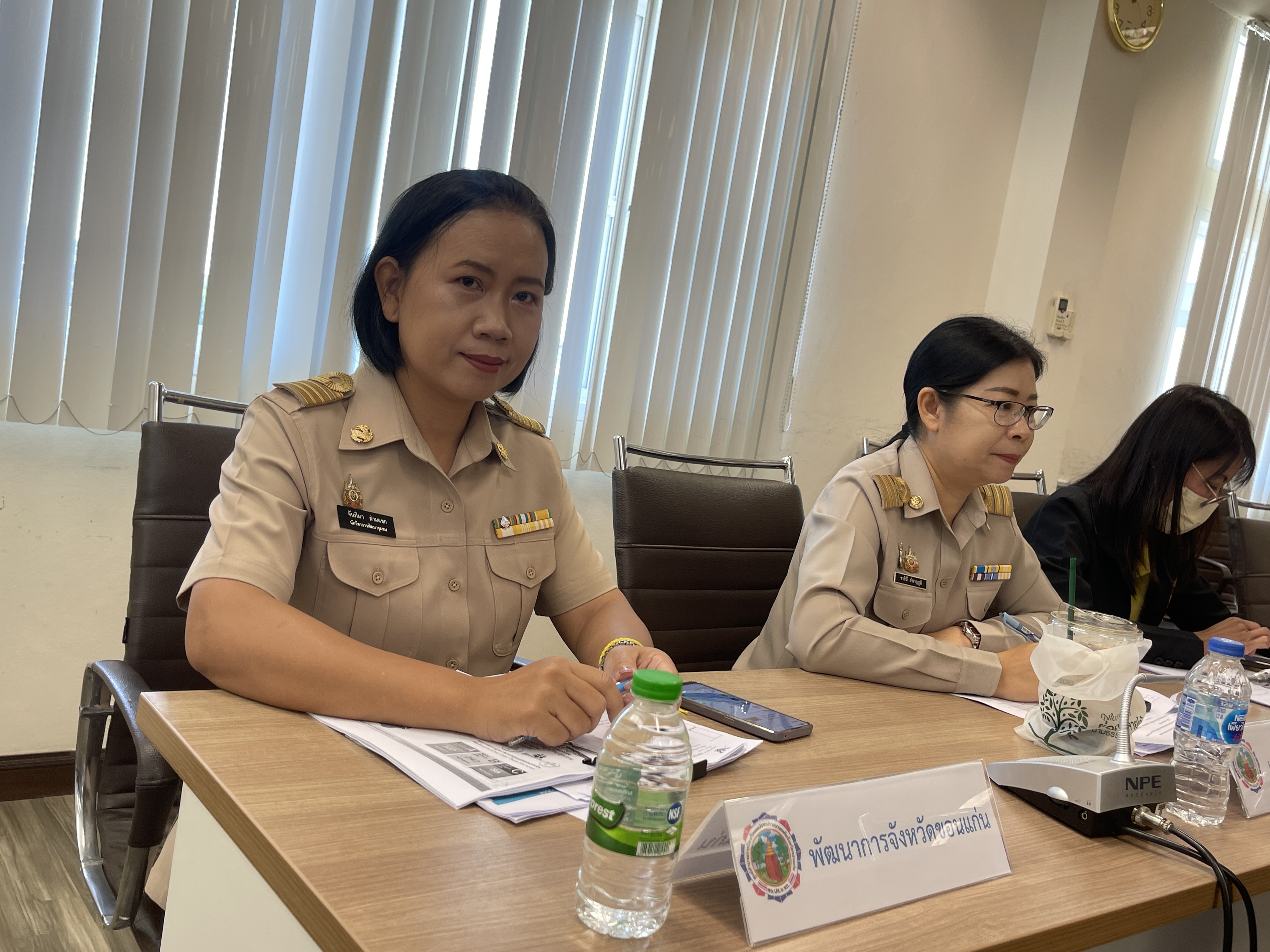 พช.ขอนแก่น : ร่วมประชุมศูนย์ปฏิบัติการติดตามเร่งรัดการบำบัดรักษา ฟื้นฟูสภาพทางสังคม ป้องกันและปราบปรามยาเสพติด (ศปก.ครส.) ครั้งที่ 10/2568