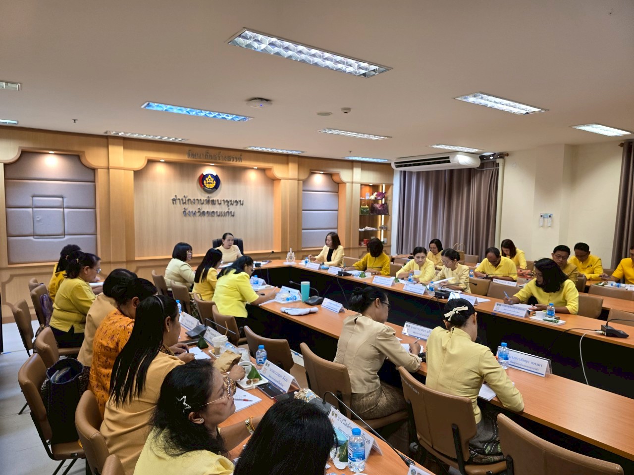 พช.ขอนแก่น : ร่วมการประชุมกรมการพัฒนาชุมชน ครั้งที่ 7/2568 ผ่านระบบวีดิทัศน์ทางไกล (Video Conference)