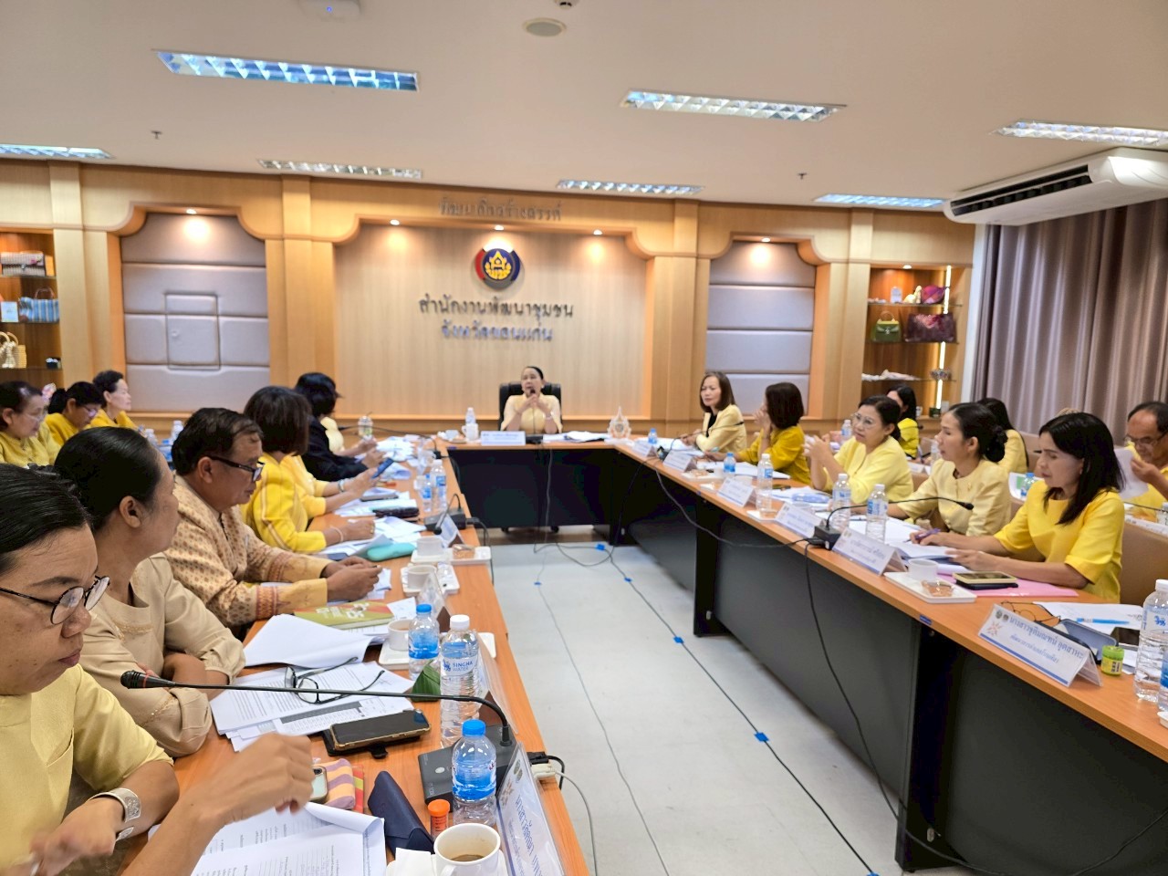 พช.ขอนแก่น : ประชุมผู้บริหารและนักวิชาการพัฒนาชุมชนจังหวัดขอนแก่น ครั้งที่ 7/2568