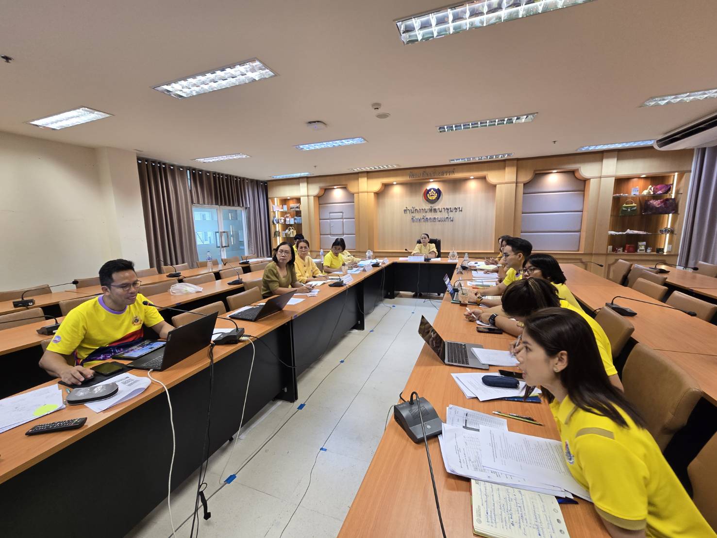 พช.ขอนแก่น : ประชุมประสานแผน สำนักงานพัฒนาชุมชนจังหวัดขอนแก่น ครั้งที่ 7/2568