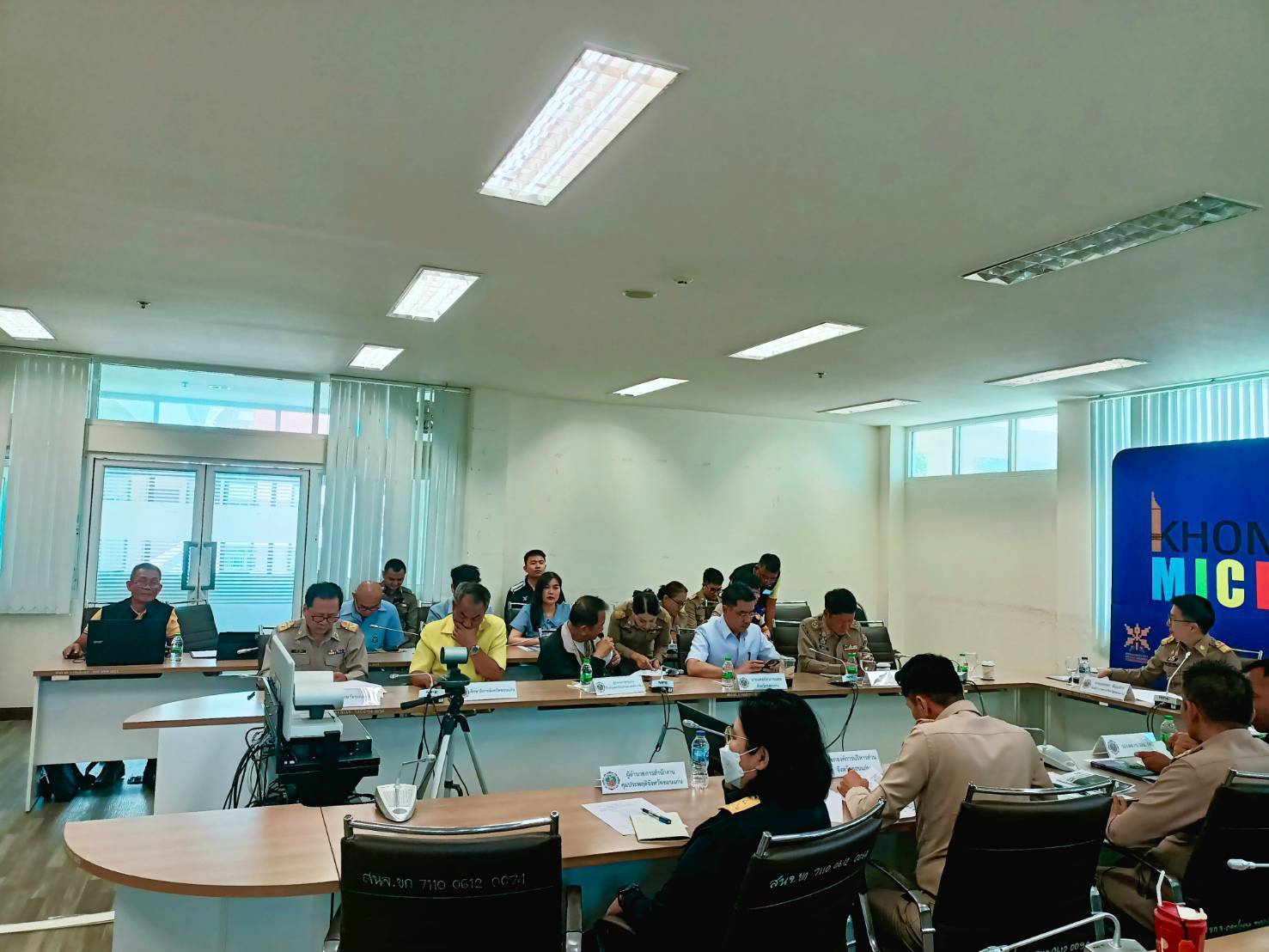 พช.ขอนแก่น : ร่วมประชุมศูนย์ปฏิบัติการติดตามเร่งรัดการบำบัดรักษา ฟื้นฟูสภาพทางสังคม ป้องกันและปราบปรามยาเสพติด (ศปก.ครส.) ครั้งที่ 10/2568