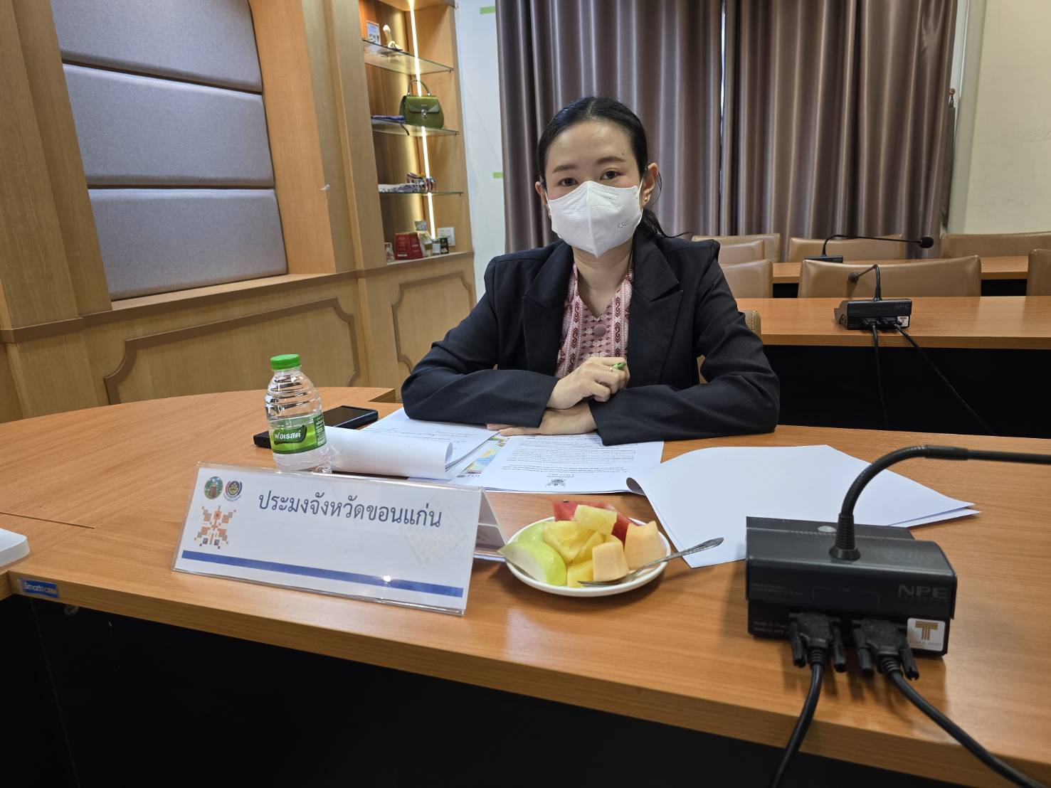 พช.ขอนแก่น : เข้าร่วมประชุมคณะกรรมการคัดสรรยกระดับแปลงโคก หนอง นา เป้าหมายโครงการ “เติมแฮง แบ่งปัน สานฝัน โคก หนอง นา” ดีเด่น ระดับจังหวัด