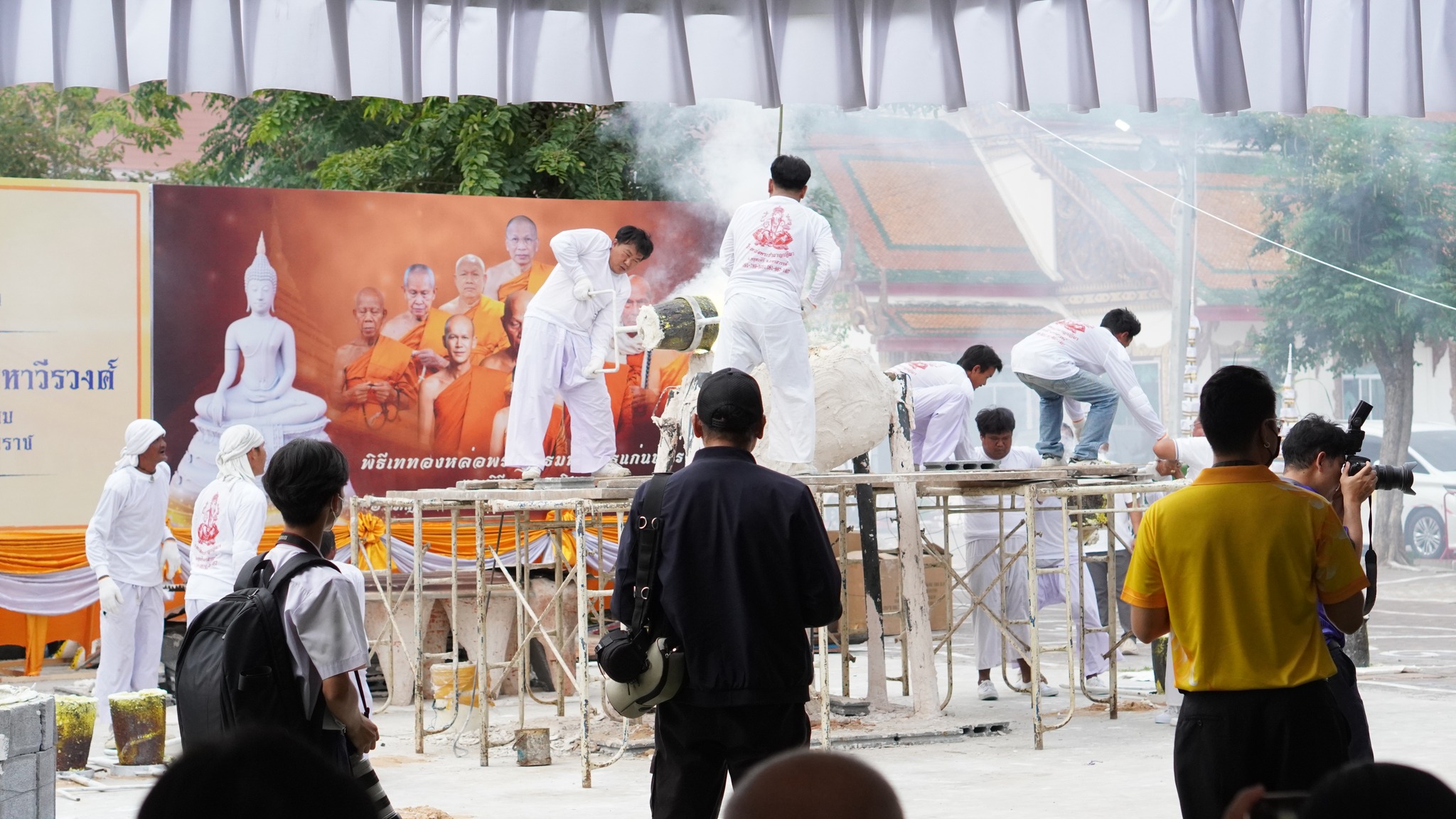 พช.ขอนแก่น : พิธีทำบุญฉลองอายุวัฒนมงคล 75 ปี 54 พรรษา พระเทพวิสุทธิคุณ (ถนอม ชินวํโส น.ธ.เอก, ป.ธ.6) เจ้าอาวาสวัดหนองแวง พระอารามหลวง และเจ้าคณะจังหวัดขอนแก่น
