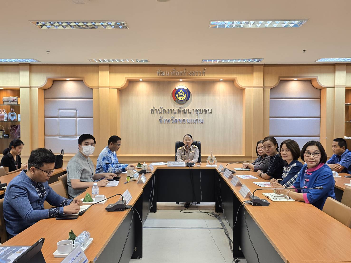 พช.ขอนแก่น : กรมการพัฒนาชุมชน ลงพื้นที่ติดตามโครงการสร้างความเข้าใจในบทบาทภารกิจและการติดตามสนับสนุนบุคลากรกรมการพัฒนา กิจกรรมที่ 2 การติดตามและสนับสนุนข้าราชการบรรจุใหม่ (ภาคตะวันออกเฉียงเหนือ)