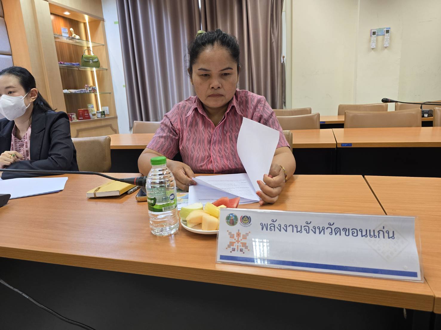 พช.ขอนแก่น : เข้าร่วมประชุมคณะกรรมการคัดสรรยกระดับแปลงโคก หนอง นา เป้าหมายโครงการ “เติมแฮง แบ่งปัน สานฝัน โคก หนอง นา” ดีเด่น ระดับจังหวัด