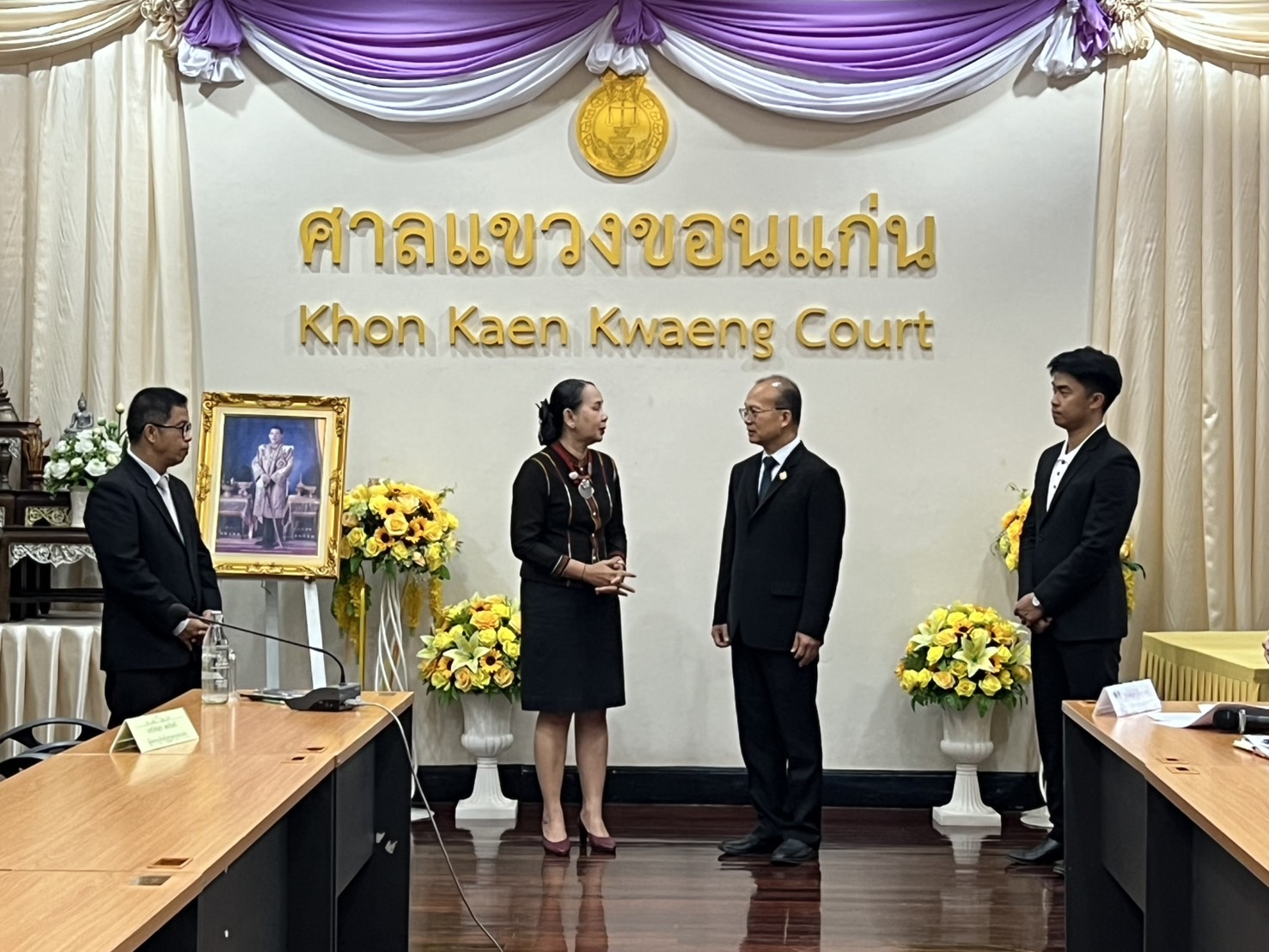 พช.ขอนแก่น ร่วมกับ ศาลแขวงขอนแก่น จัดกิจกรรมไกล่เกลี่ยก่อนฟ้อง ตามประมวลกฎหมายวิธีพิจารณาความแพ่ง มาตรา 20 ตรี