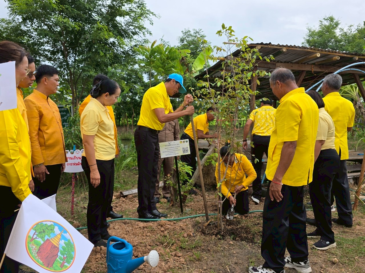 พช.ขอนแก่น : จัดกิจกรรมเฉลิมพระเกียรติพระบาทสมเด็จพระเจ้าอยู่หัว เนื่องในโอกาสมหามงคลเฉลิมพระชนมพรรษาฯ ณ ศูนย์เรียนรู้การพัฒนาคุณภาพชีวิตตามหลักทฤษฎีใหม่ ประยุกต์สู่ “โคก หนอง นา” นายวิสุทธิ์ ศรเสนา