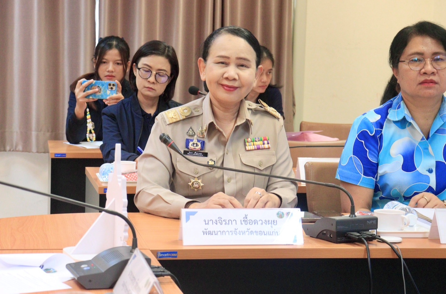 พช.ขอนแก่น : ประชุมคณะทำงานจัดกิจกรรมการเดินแบบผ้าไทยเพื่อการกุศล “ราตรีผ้าไทย สานใจสู่โรงพยาบาลขอนแก่น”ครั้งที่ 1/2568