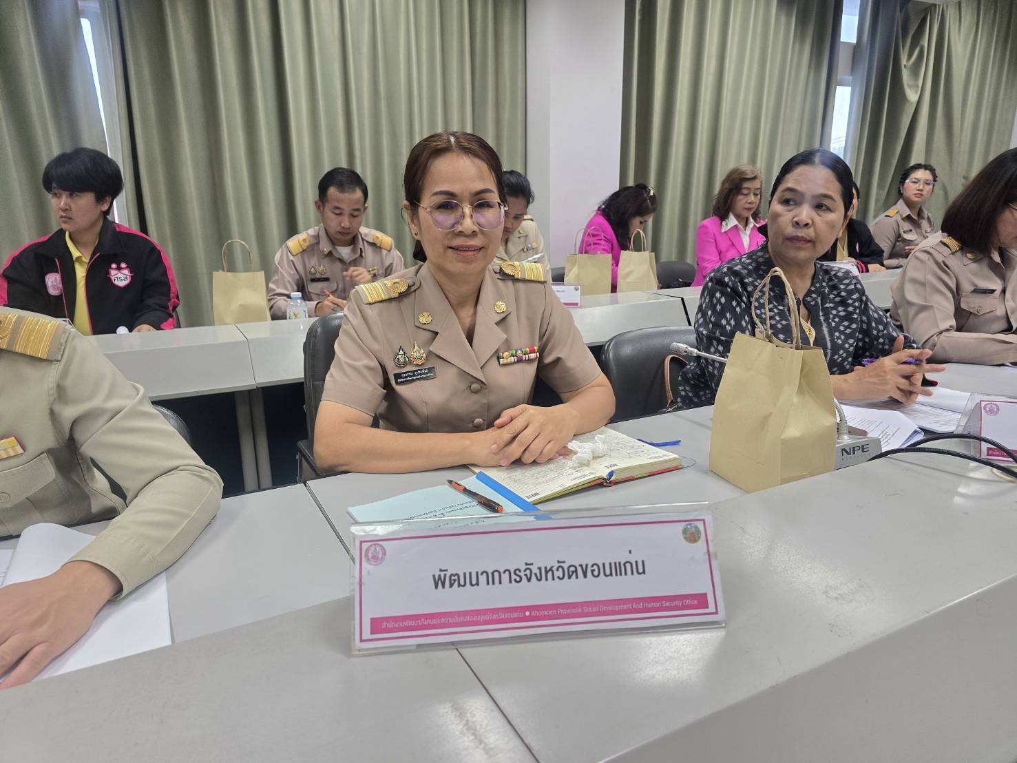 พช.ขอนแก่น : ประชุมคณะทำงานขับเคลื่อนการดำเนินงานโครงการน้ำพระทัยพระราชทานส่วนภูมิภาค สภาสังคมสงเคราะห์ฯ จังหวัดขอนแก่น