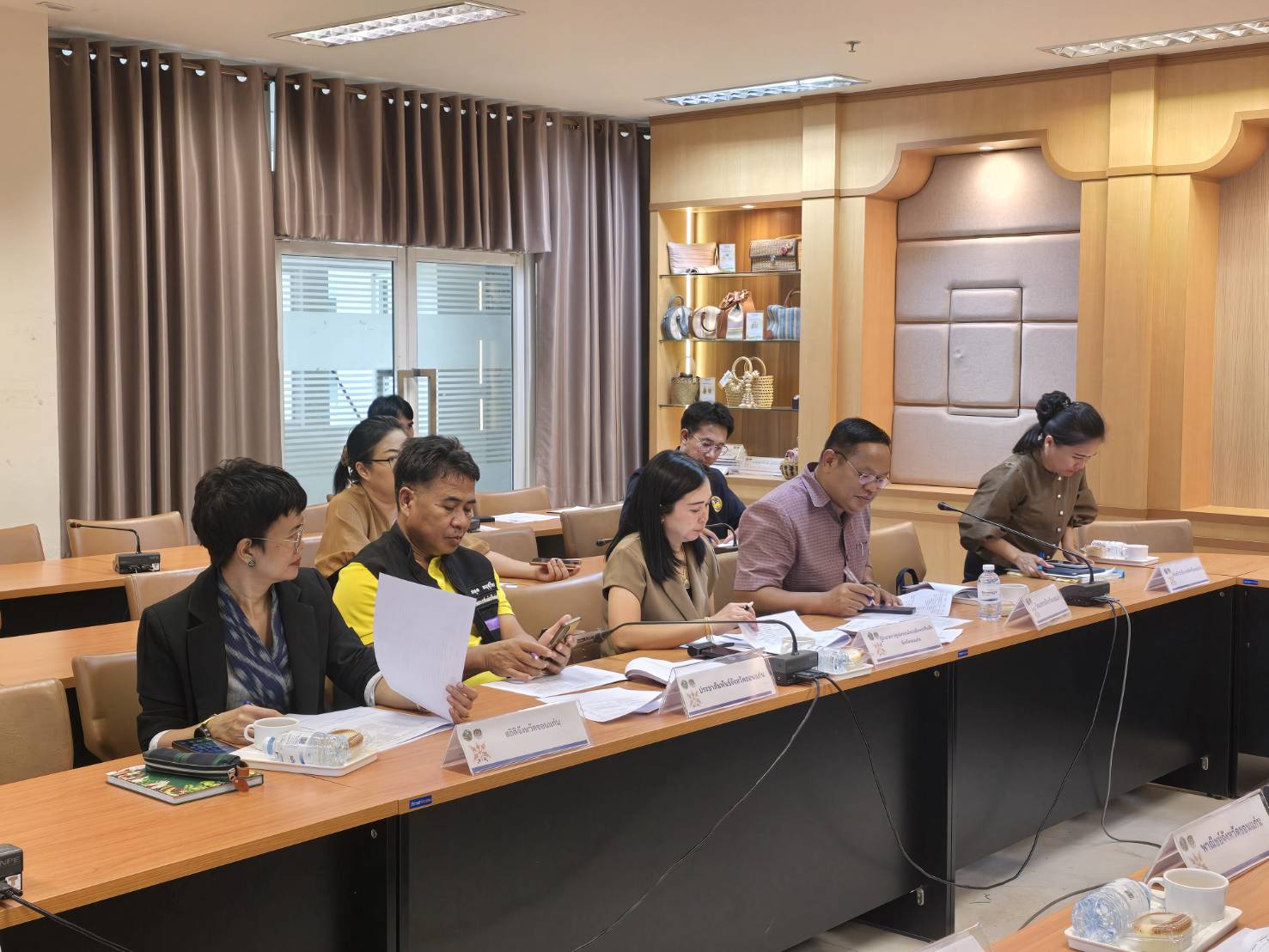 พช.ขอนแก่น : จัดประชุมหัวหน้าคณะทำงานขับเคลื่อนการจัดงาน World Ikat Textiles Symposium 2025