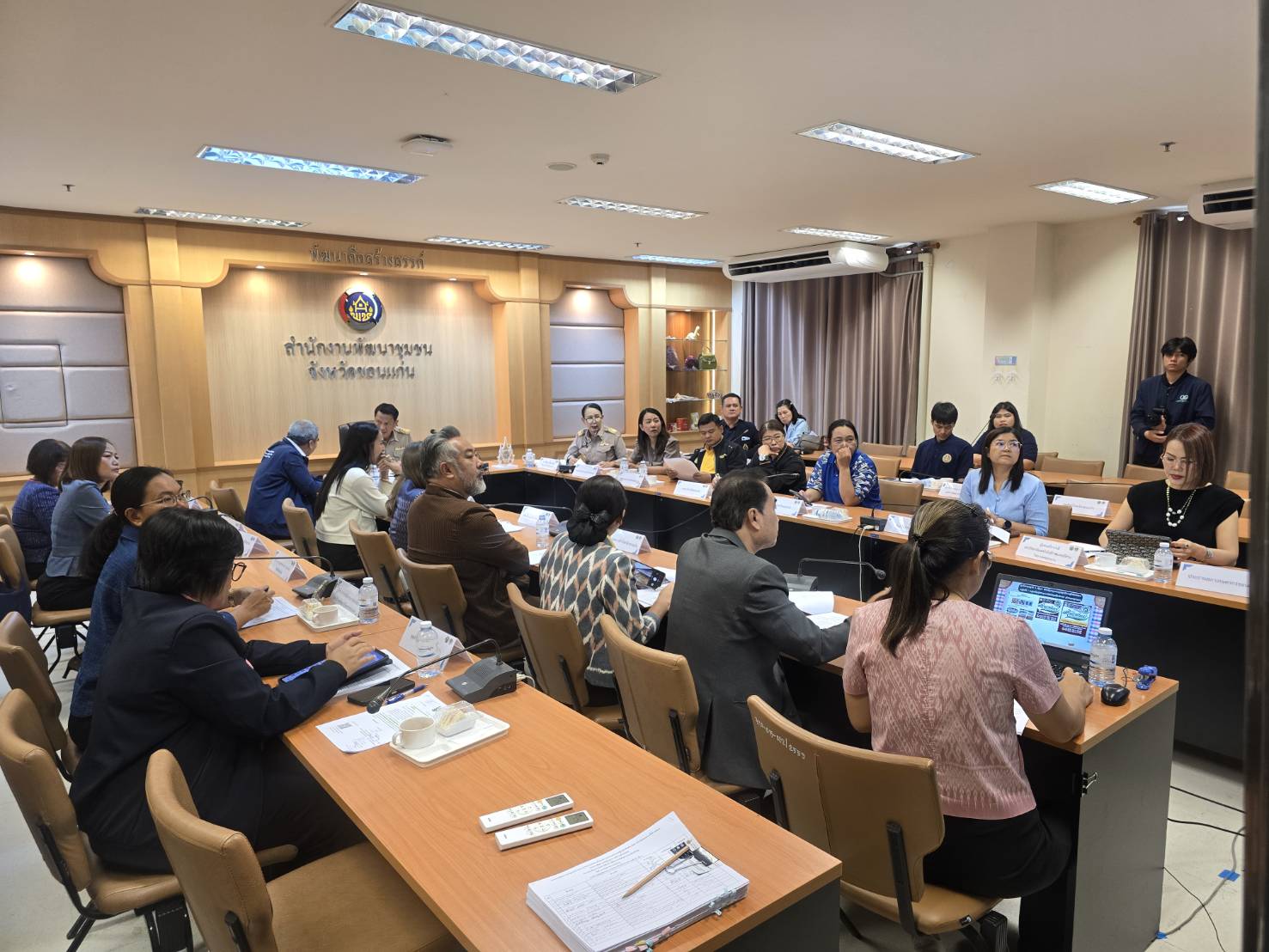 พช.ขอนแก่น : จัดประชุมคณะกรรมการประสาน และขับเคลื่อนนโยบายสานพลังประชารัฐประจำจังหวัด (คสป.) จังหวัดขอนแก่น ครั้งที่ 4/2568