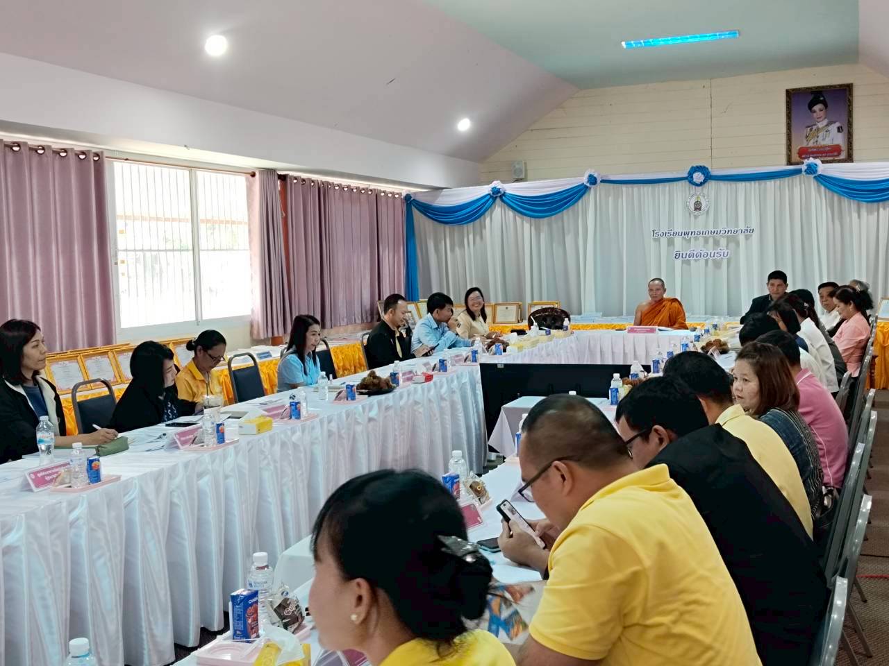 พช.ขอนแก่น : ร่วมประชุมหารือการขับเคลื่อน “โครงการเสริมสร้างพลังวัดพัฒนาคุณภาพชีวิตกลุ่มเปาะบาง”