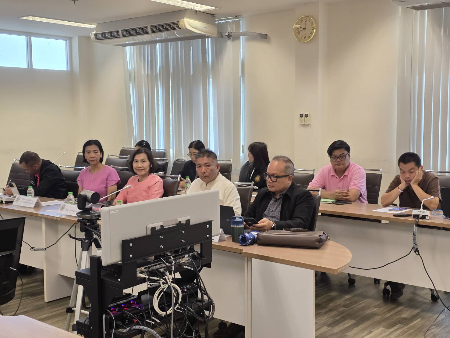 พช.ขอนแก่น : ร่วมประชุมศูนย์ปฏิบัติการติดตามเร่งรัดการบำบัดรักษา ฟื้นฟูสภาพทางสังคม ป้องกันและปราบปรามยาเสพติด (ศปก.ครส.) ครั้งที่ 12/2568