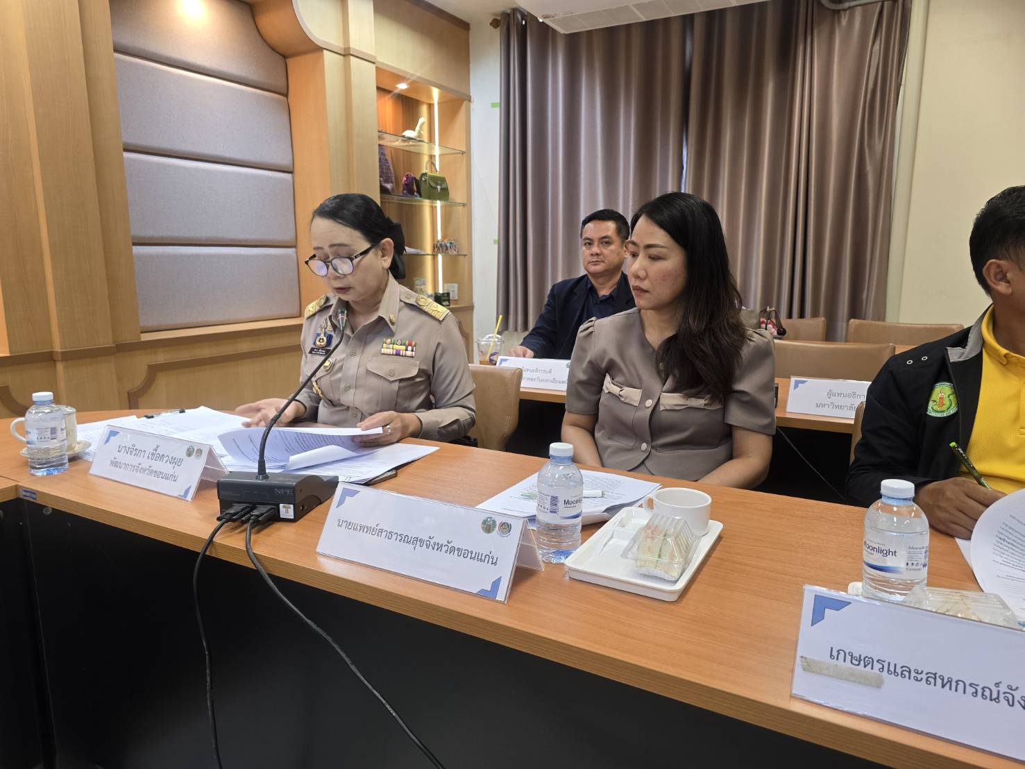 พช.ขอนแก่น : จัดประชุมคณะกรรมการประสาน และขับเคลื่อนนโยบายสานพลังประชารัฐประจำจังหวัด (คสป.) จังหวัดขอนแก่น ครั้งที่ 4/2568