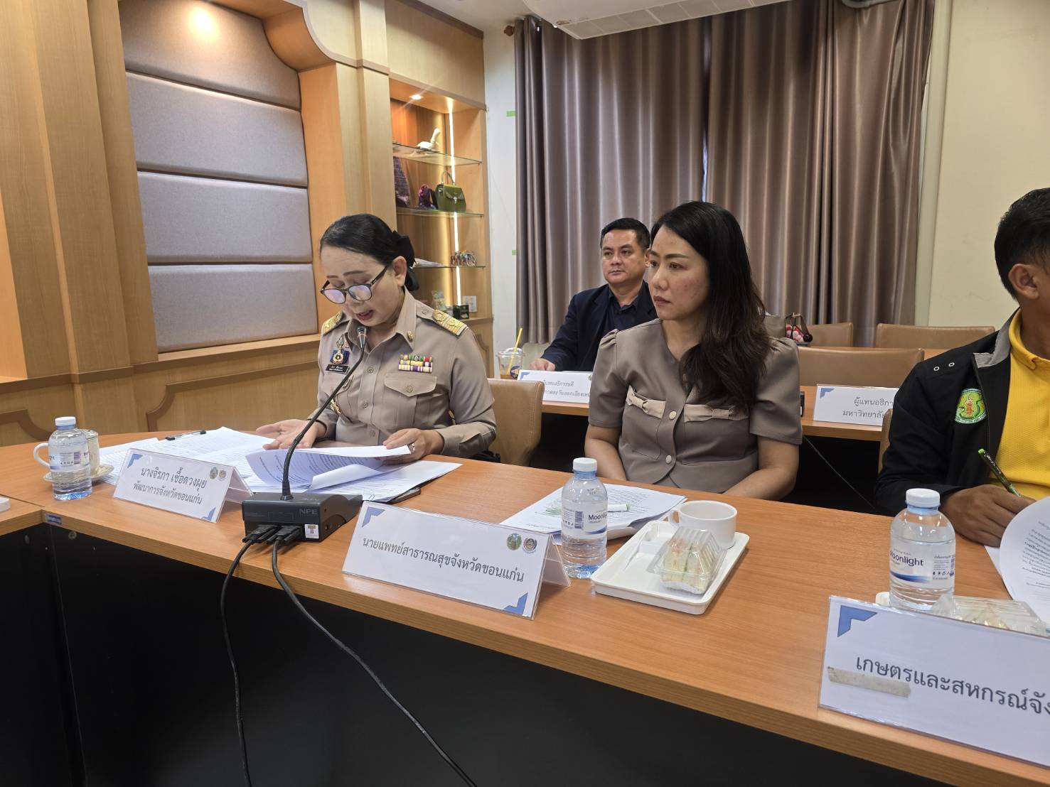 พช.ขอนแก่น : จัดประชุมคณะกรรมการประสาน และขับเคลื่อนนโยบายสานพลังประชารัฐประจำจังหวัด (คสป.) จังหวัดขอนแก่น ครั้งที่ 4/2568