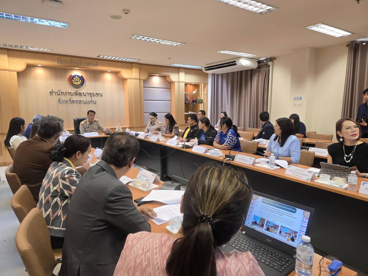 พช.ขอนแก่น : จัดประชุมคณะกรรมการประสาน และขับเคลื่อนนโยบายสานพลังประชารัฐประจำจังหวัด (คสป.) จังหวัดขอนแก่น ครั้งที่ 4/2568