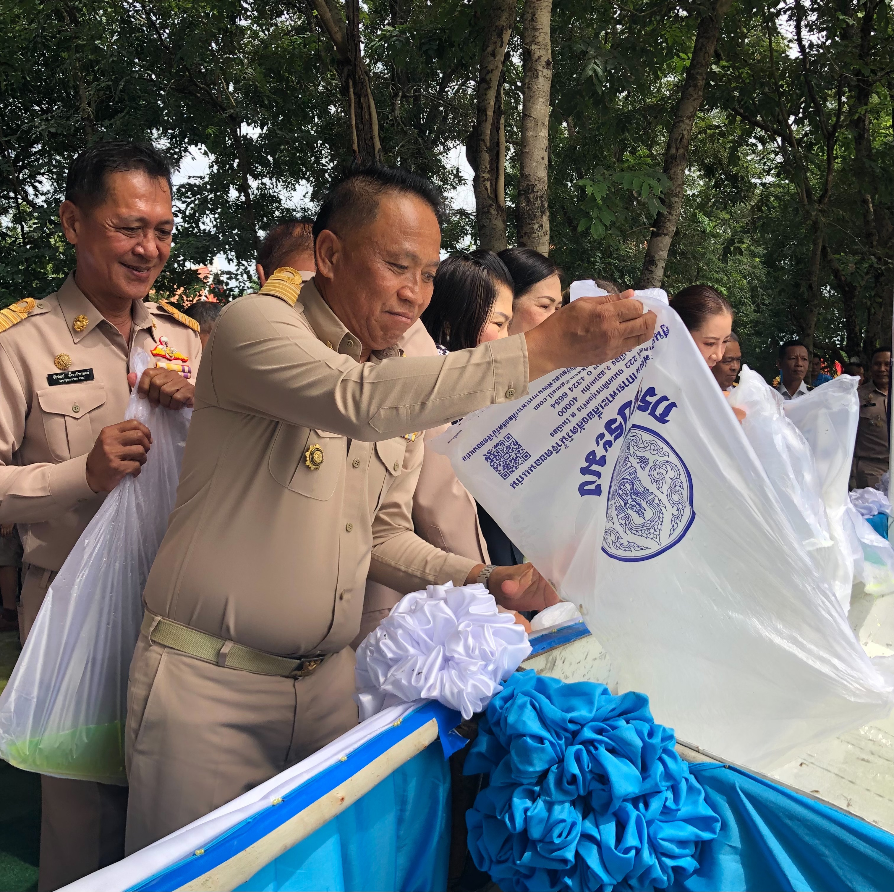 พช.ขอนแก่น : ร่วมพิธีปล่อยพันธุ์สัตว์น้ำเนื่องในโอกาสวันเฉลิมพระชนมพรรษาสมเด็จพระนางเจ้าสิริกิติ์ พระบรมราชินีนาถ พระบรมราชนนีพันปีหลวง 12 สิงหาคม 2568