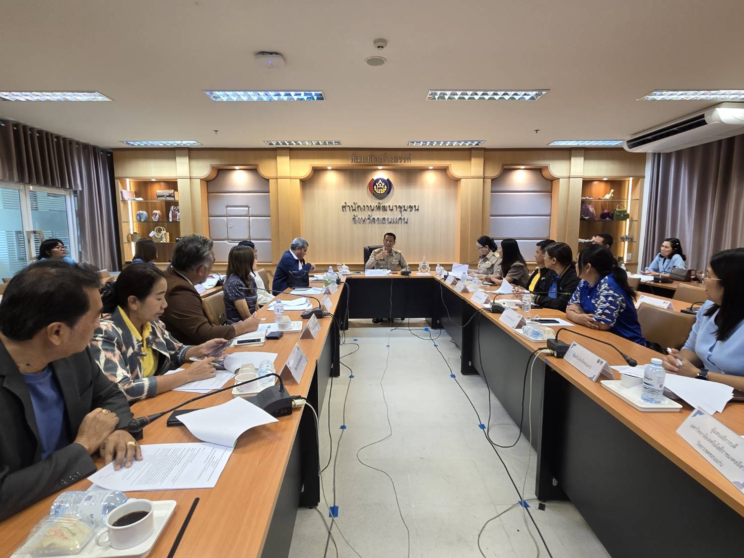 พช.ขอนแก่น : จัดประชุมคณะกรรมการประสาน และขับเคลื่อนนโยบายสานพลังประชารัฐประจำจังหวัด (คสป.) จังหวัดขอนแก่น ครั้งที่ 4/2568