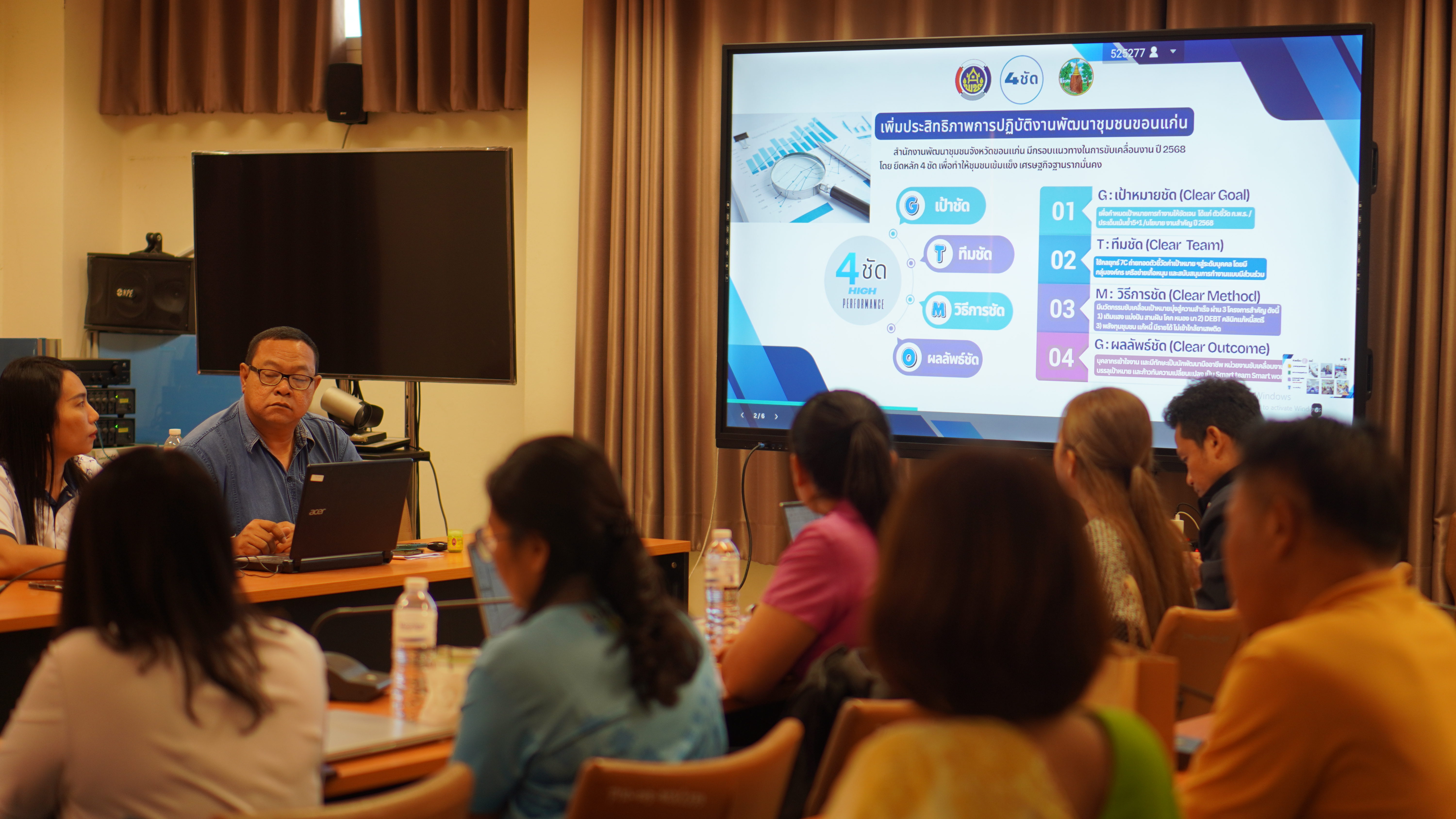 พช.ขอนแก่น : จัดประชุมเชิงปฏิบัติการขยายผลนวัตกรรม (7C : Innovation for Smarter CDD Khonkaen)