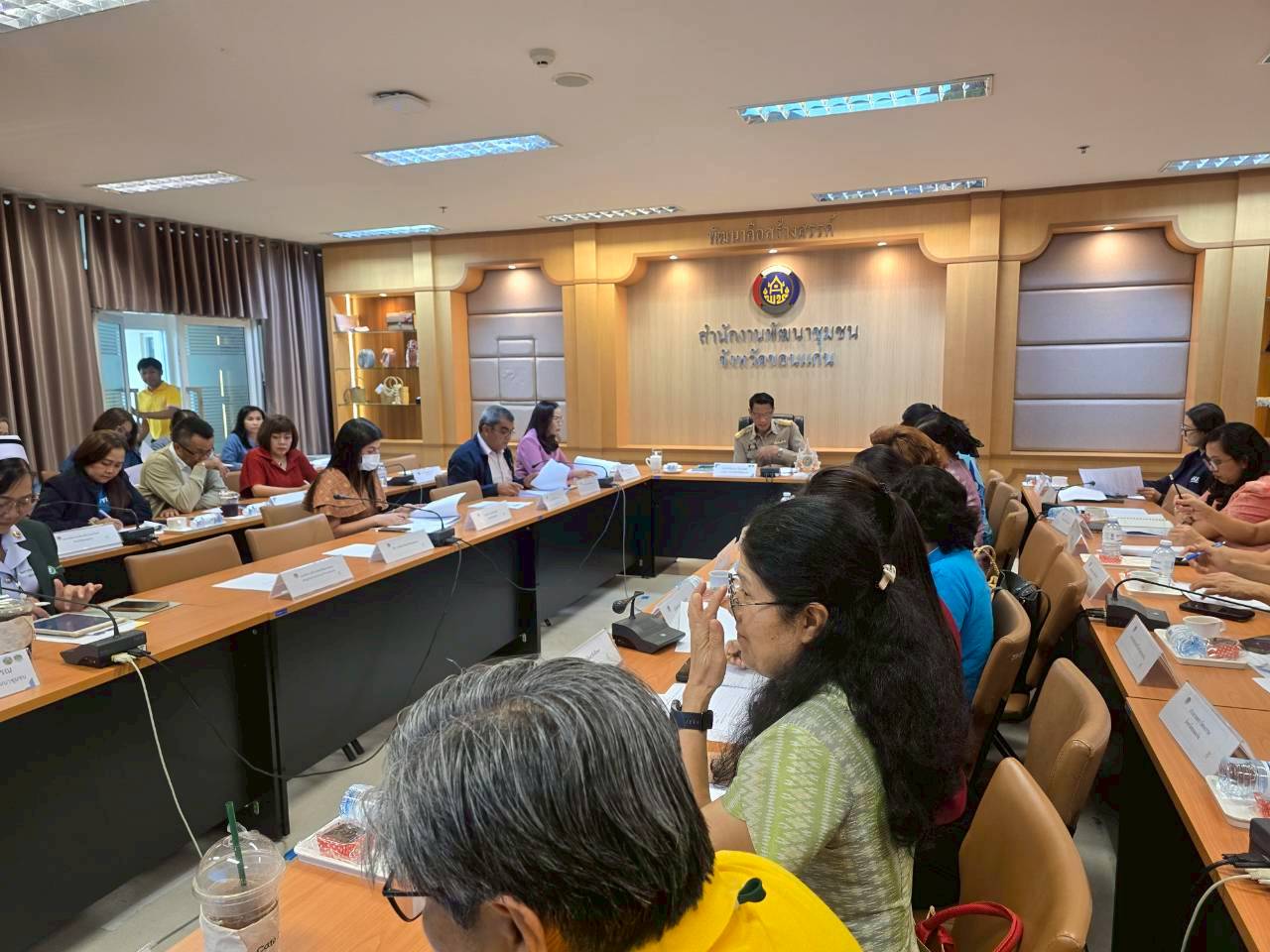 พช.ขอนแก่น : ประชุมคณะทำงานจัดกิจกรรมการเดินแบบผ้าไทยเพื่อการกุศล “ราตรีผ้าไทย สานใจสู่โรงพยาบาลขอนแก่น”ครั้งที่ 1/2568